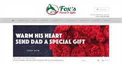 Desktop Screenshot of foxsfloral.com