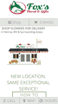 Mobile Screenshot of foxsfloral.com