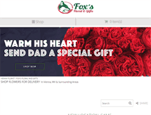 Tablet Screenshot of foxsfloral.com